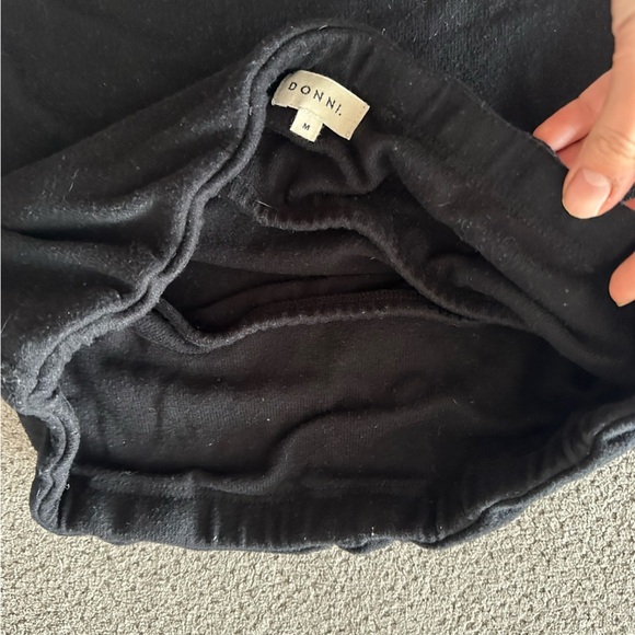 DONNI. Black Knit Tube Top Med - Picture 8 of 9